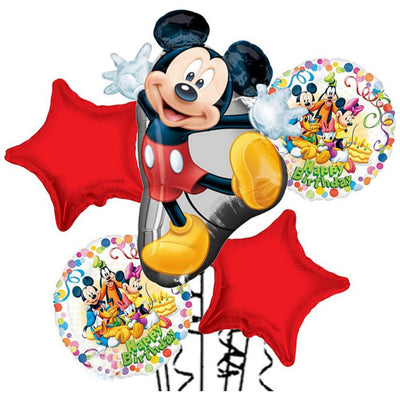 Buchet 5 baloane folie Tematica Mickey 2022111