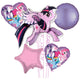 Buchet 5 baloane folie Tematica My little Pony - Twilight Sparkle 2022151