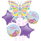 Buchet 5 baloane folie Tematica Fluturi 2022155