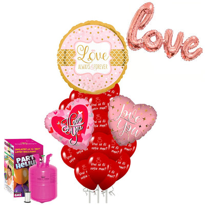 Marriage Proposal Balloons Package RO (with large cylinder) - 2022334