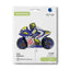 Balon Folie Figurina Motocicleta Curse Albastra 74cm Grabo