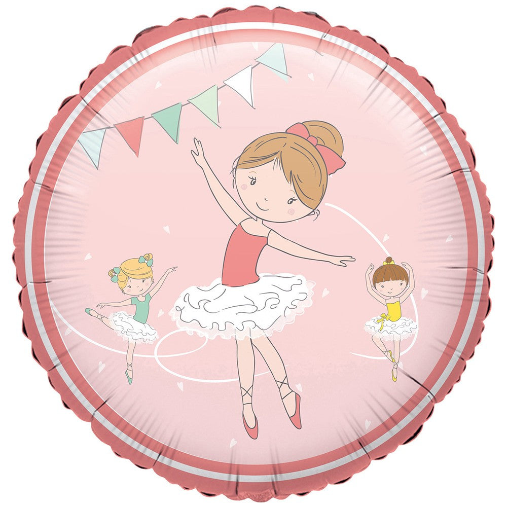 Balon Folie Balerina 43cm AMS 39251 01
