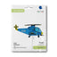 Balon Folie Figurina Elicopter Albastru 94 cm Grabo