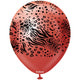 Baloane latex 30cm Safari Mutant - Mirror Red (Print: Black)
