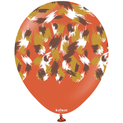 Baloane latex 30cm Safari Savanna - Rust Orange