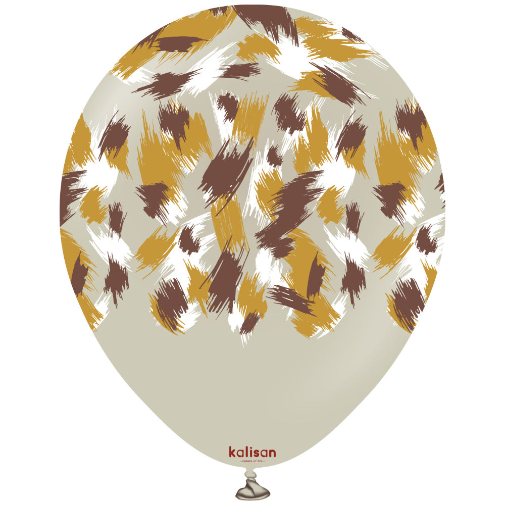 Latex Balloons 30cm Safari Savanna - Stone
