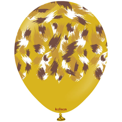 Latex Balloons 30cm Safari Savanna - Mustard
