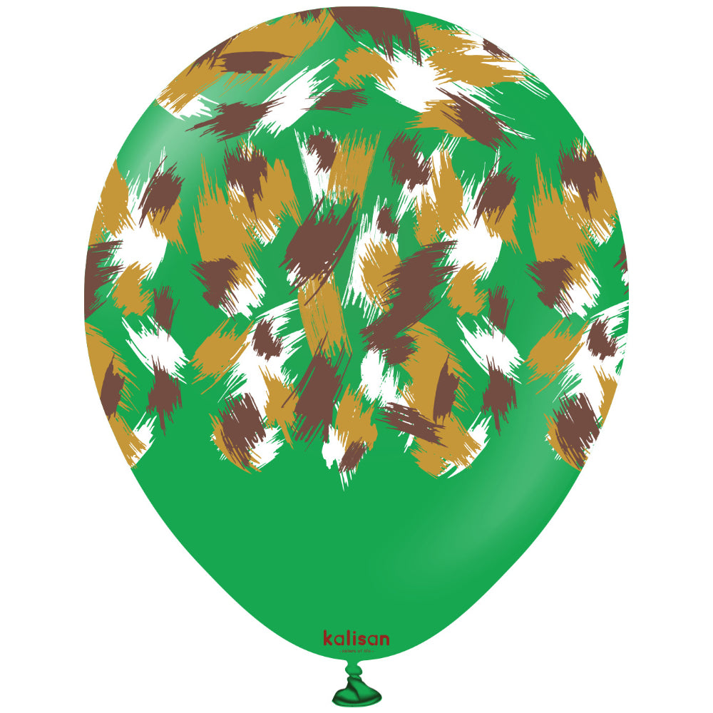 Latex Balloons 30cm Safari Savanna - Green