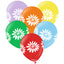 SET 25 Latex balloons 30cm assorted with Daisy print