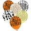 SET 25 Baloane latex 30cm Print Safari Mix 5 Modele
