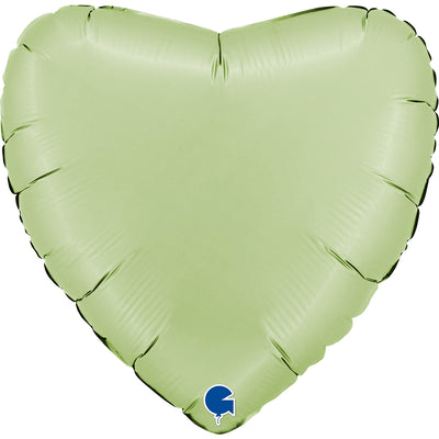 Balon Folie Inima Satin Olive 56cm