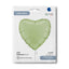 Foil Balloon Satin Olive Heart 56cm