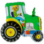Balon Folie Figurina Tractoras Verde 76 cm GRABO