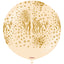Jumbo latex balloon 60cm Safari Mutant - Blush Print - Gold