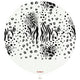 Jumbo Latex Balloon 60cm Safari Mutant - White (Print: Black)