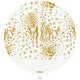 Jumbo latex balloon 60cm Safari Mutant - White (Print - Gold)