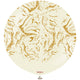 Jumbo latex balloon 60cm Space Nebula - White Sand (Print: Gold)