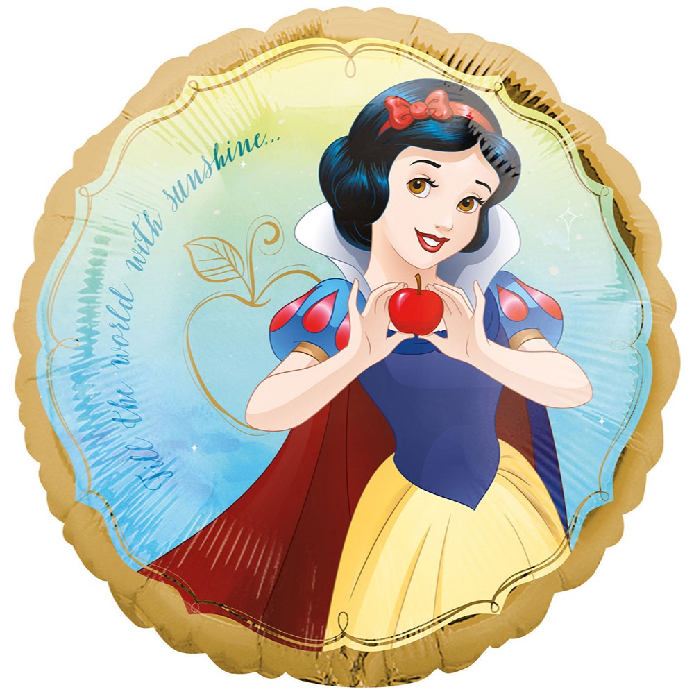 Foil Balloon Snow White 45cm AMS 39804 01