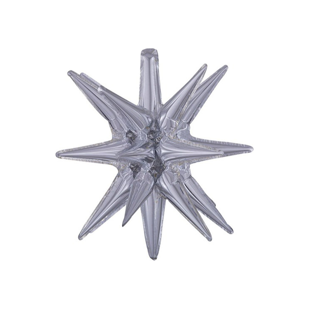 Foil Balloon Magic Star (Air) Silver 45x50cm AMS 39809 01