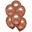 28cm Rose Gold Satin Luxe Chrome Latex Balloons 9906959