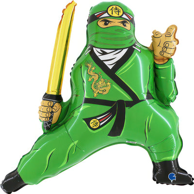 Balon Folie Figurina Ninja Verde 72x69cm