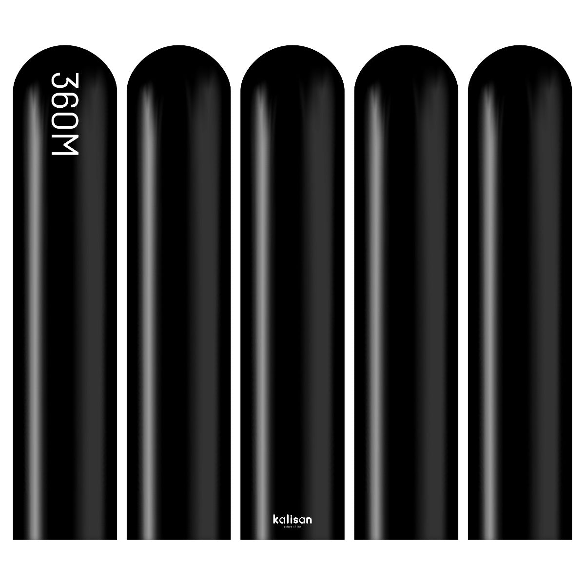 SET 50 Baloane Latex Modelaj Standard Negru Nozzle Up 360M 2332