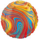Balon Folie Marmorat Rotund Colorat 45cm AMS 42087 01