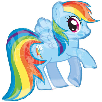Foil Balloon Figurine My Little Pony Rainbowdash 71x68cm AMS 26467 01