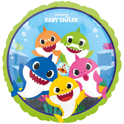 Foil Balloon Baby Shark 43cm ANAGRAM 4075801