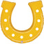 Horseshoe Foil Figure Balloon 64cm Grabo