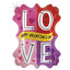 Balon Folie Jumbo Happy Valentine's 86 cm Grabo