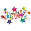 Balon Folie Figurina Banner HB Stelute 94 cm GRABO