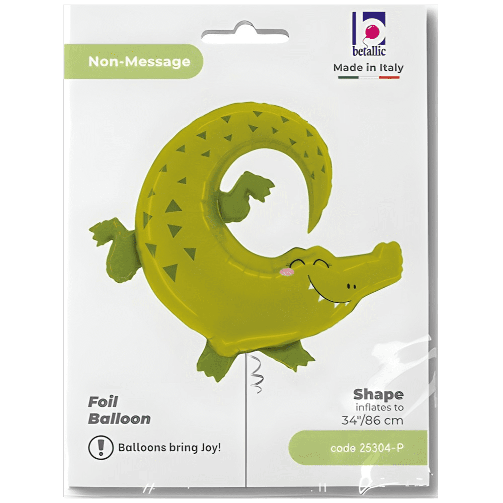 Balon Folie Figurina Aligator 86cm Grabo