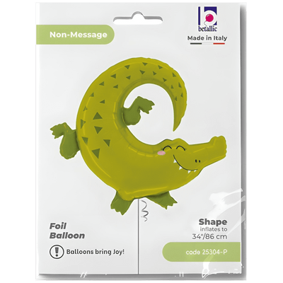 Balon Folie Figurina Aligator 86cm Grabo