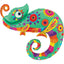 Foil Balloon Figurine Chameleon 99cm