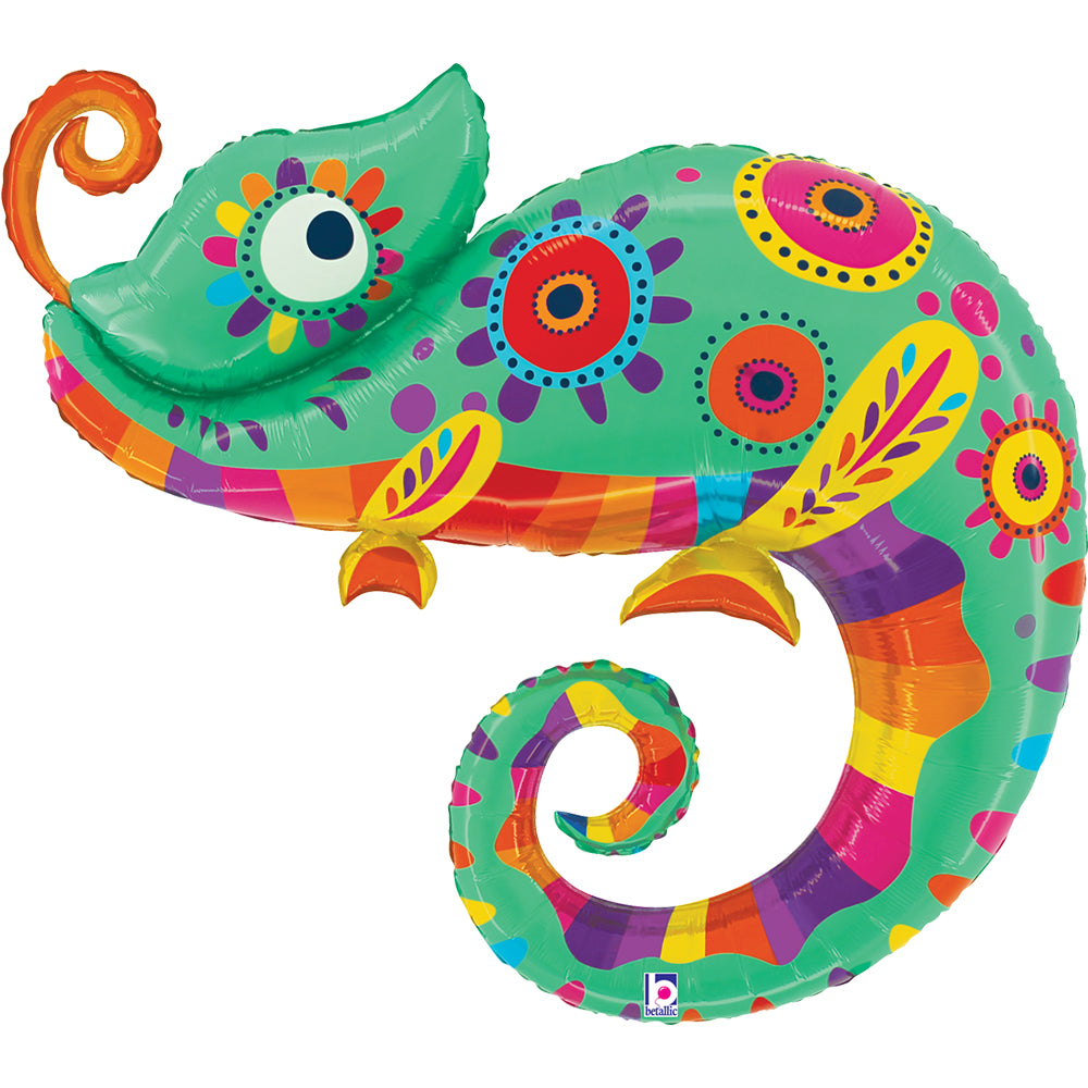 Foil Balloon Figurine Chameleon 99cm