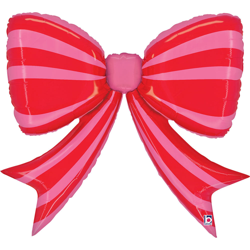 Balon Folie Figurina Funda Rosie cu Dungi Roz 90x73cm