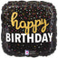 Balon Folie Patrat Script HB cu Confetti 46 cm Grabo