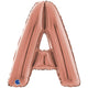 Balon Folie LITERA A Rose Gold 66 cm Grabo