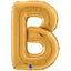 Balon Folie LITERA B Auriu 66 cm Grabo