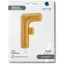 Foil Balloon LETTER F Gold 66 cm Grabo