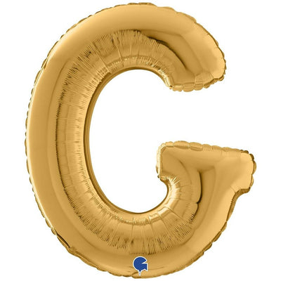 Foil Balloon LETTER G Gold 66 cm Grabo