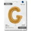 Foil Balloon LETTER G Gold 66 cm Grabo
