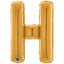 Foil Balloon LETTER H Gold 66 cm Grabo