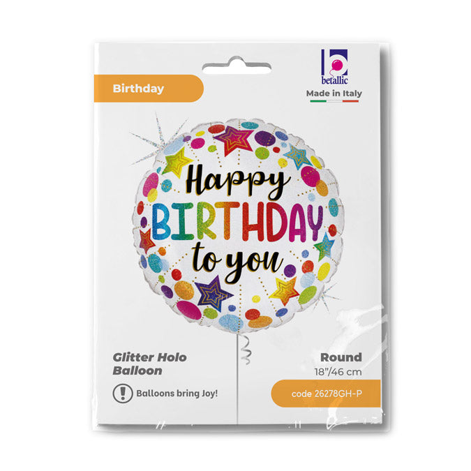 Balon Folie HB Stelute si Buline 46 cm Grabo