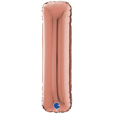 Balon Folie LITERA I Rose Gold 66 cm Grabo
