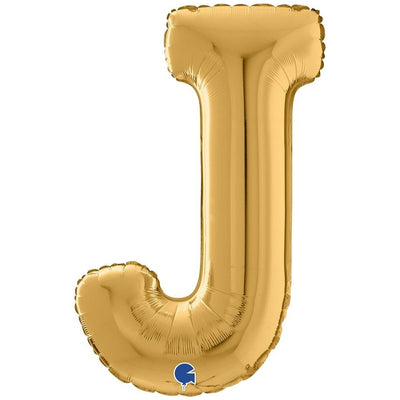 Foil Balloon LETTER J Gold 66 cm Grabo