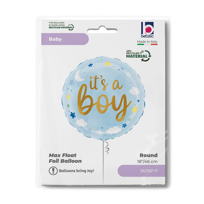 Balon Folie Rotund It's a Boy Norisori 46cm