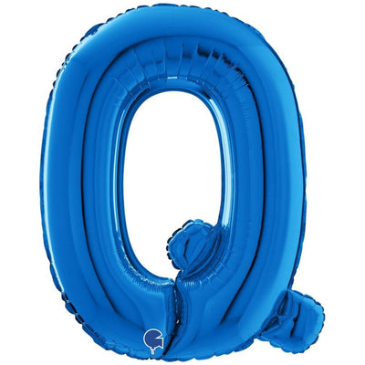 Foil Balloon LETTER Q Blue 66 cm Grabo