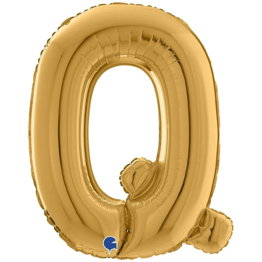 Foil Balloon LETTER Q Gold 66 cm Grabo